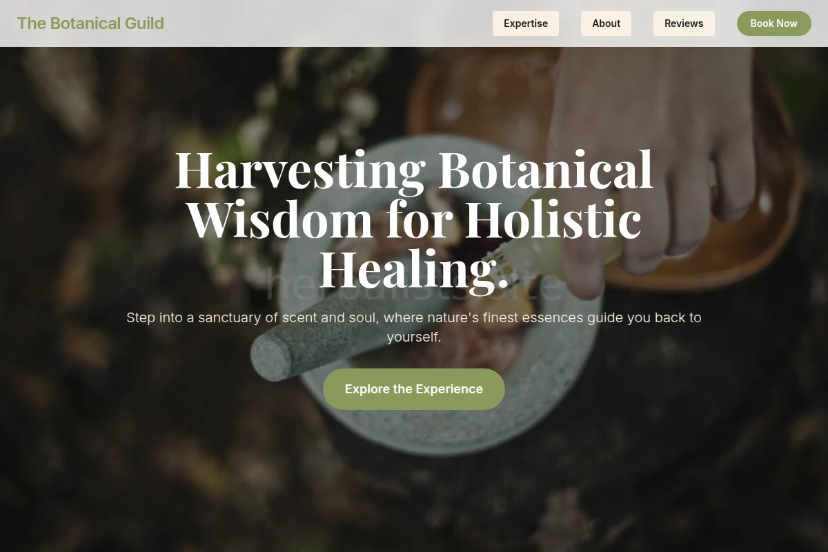 Garden Aromatherapy Wellness Parlor