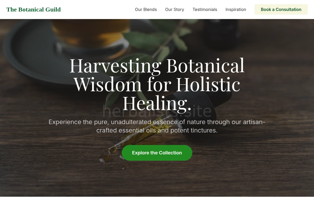 Tincture Essential Oil